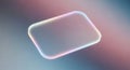 Clear rounded rectangle with pastel gradient glow abstract background Royalty Free Stock Photo