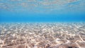 Clear sand under sea water Royalty Free Stock Photo