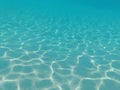 Clear sand under sea water Royalty Free Stock Photo