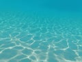 Clear sand under sea water Royalty Free Stock Photo