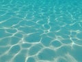 Clear sand under sea water Royalty Free Stock Photo