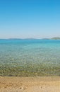 Clear sea panorama Royalty Free Stock Photo