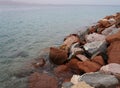 Clear sea water with rocks