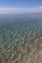 Clear shallow water with beautiful caustics