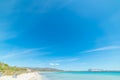 Clear sky over beautiful Cala Brandinchi