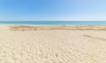 Clear sky over Piscina Rei beach Royalty Free Stock Photo