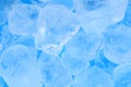 Summer blue ice cube texture background Royalty Free Stock Photo