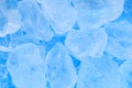 Summer blue ice cube texture background Royalty Free Stock Photo