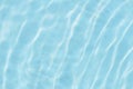 Summer blue wave abstract or rippled water texture background Royalty Free Stock Photo