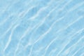 Summer blue wave abstract or rippled water texture background Royalty Free Stock Photo