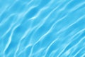 Summer blue wave abstract or rippled water texture background Royalty Free Stock Photo