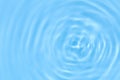 Summer blue wave abstract or water ripple texture background Royalty Free Stock Photo