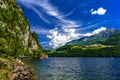 Clear transparent azure Alpnachstadt, Alpnach, Obwalden, Switze