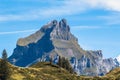 Peak Hahnen in central Switzerland Royalty Free Stock Photo