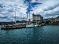 Clear view port Louis boat stand