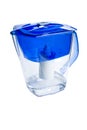 Clear water filter pitcher Royalty Free Stock Photo