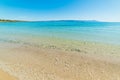 Clear water in Lazzaretto beach Royalty Free Stock Photo