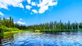 McGillivray Lake near Sun Peaks in BC, Canada