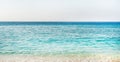 Clear water of Mediterranean sea at Cleopatra beach, Alanya, Turkey