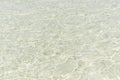 Clear water. Pure, crystalline ocean water with sun reflections Royalty Free Stock Photo