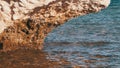 Clear Water in the Red Sea and Rock Royalty Free Stock Photo