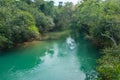 Clear water in the rivers near Bonito, Brazil