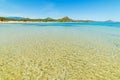 Clear water in Scoglio di Peppino beach