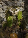 Clear water source in the mountains on the island of Evia, Greece