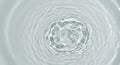 Clear water surface ripples and bubbles texture background Royalty Free Stock Photo