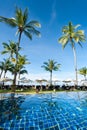 Clear water swimming pool Royalty Free Stock Photo