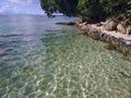 Clear Water at Teduang Beach, Banggai Islands Regency
