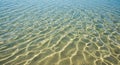 Clear water with visible sandy bottom, Royalty Free Stock Photo