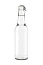 Clear White Glass Beer, Cider or Soda Bottle with Easy Open Ring Pull Cap. 12oz 11oz or 355ml 330ml of volume.