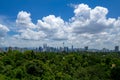 A clear and windy day in Kuala Lumpur, capital of Malaysia. Royalty Free Stock Photo