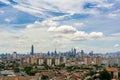 A clear and windy day in Kuala Lumpur, capital of Malaysia. Royalty Free Stock Photo