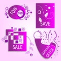 Clearance Discount Sale Spring offer Icons