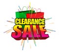 Clearance sale Royalty Free Stock Photo