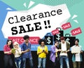 Clearance Sale Promotion Offer Discount Concept Royalty Free Stock Photo