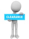 clearance sale Royalty Free Stock Photo