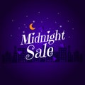 Midnight Sale with night sky