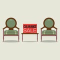 Clearance Sale Vintage Chairs.