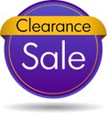 Clearance sale web button