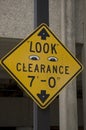 Clearance Sign Royalty Free Stock Photo