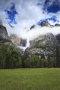 Clearing storm over Yosemite Valley Royalty Free Stock Photo