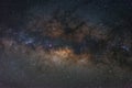 Clearly Galactic center of the milky way Royalty Free Stock Photo
