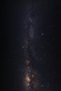 Clearly milky way galaxy with stars and space dust in the universe Royalty Free Stock Photo