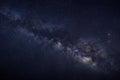 clearly milky way galaxy with stars and space dust in the universe Royalty Free Stock Photo