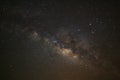 clearly milky way galaxy with stars and space dust in the universe Royalty Free Stock Photo