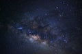 clearly milky way galaxy with stars and space dust in the universe Royalty Free Stock Photo