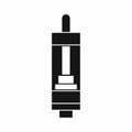 Clearomizer for cigarette icon, simple style